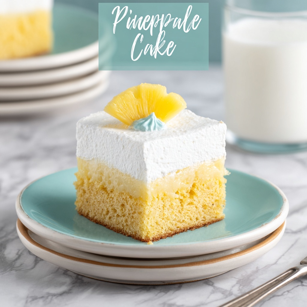 Pineapple Pudding Cake Recipe - Recipe Image