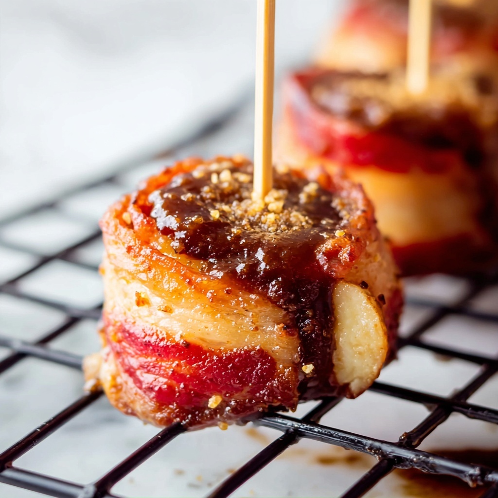 Bacon-Wrapped Dates Stuffed with Goat Cheese and Spiced Brown Sugar Recipe - Recipe Image
