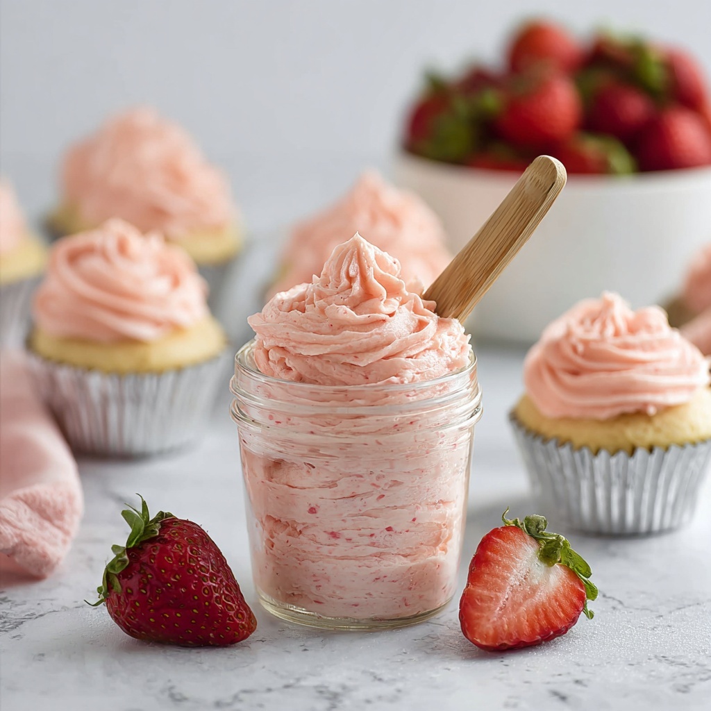 Strawberry Cream Cheese Frosting Recipe - Recipe Image
