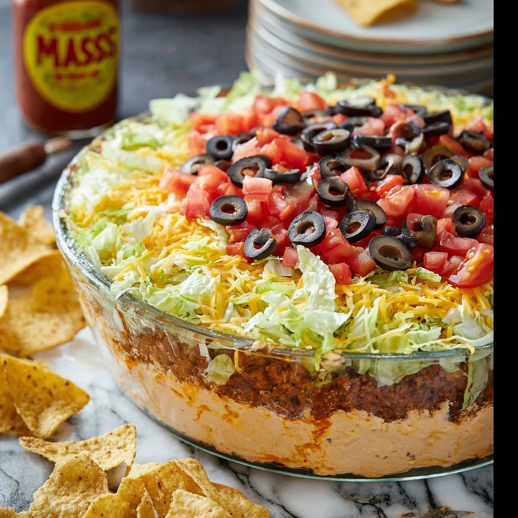 Taco Dip Recipe - Recipe Image