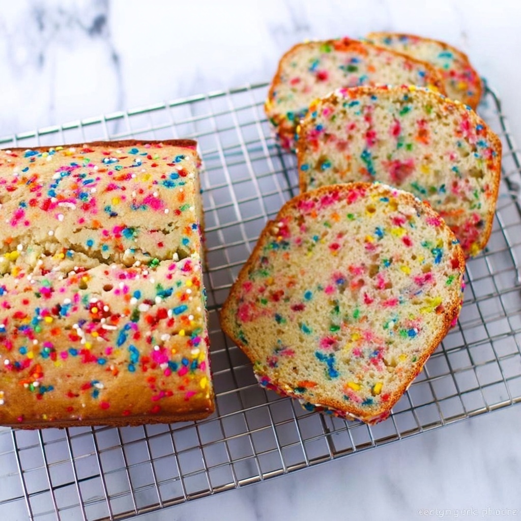 Ice Cream Bread with Sprinkles Recipe - Recipe Image