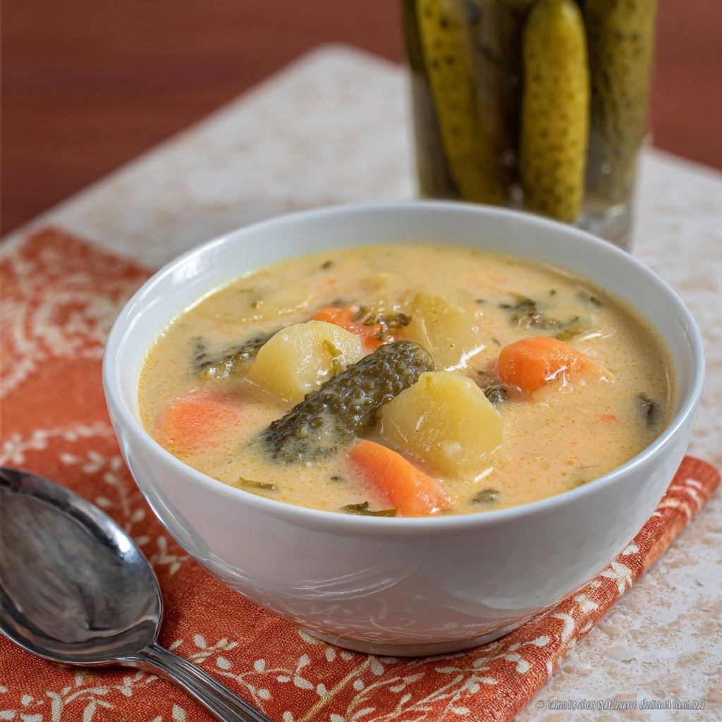 Dill Pickle Soup Recipe - Recipe Image