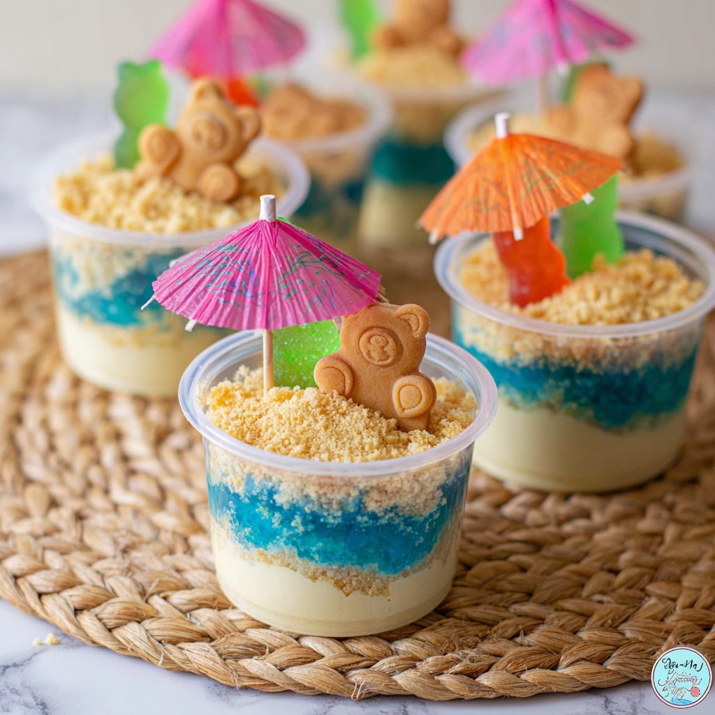 Sand Pudding Beach Buckets Recipe - Recipe Image