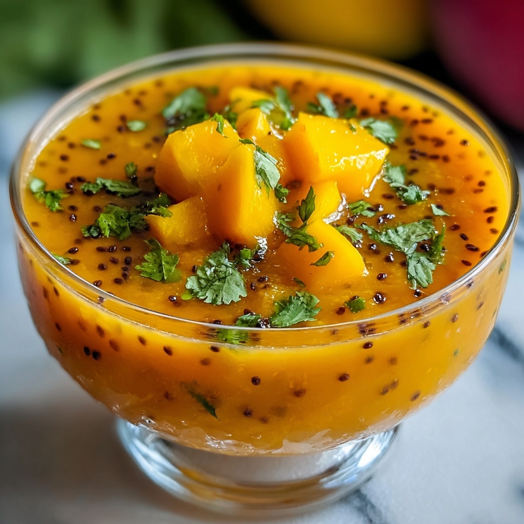 Irresistibly Fresh Mango Gazpacho: Your Summer Must-Have Recipe - Recipe Image