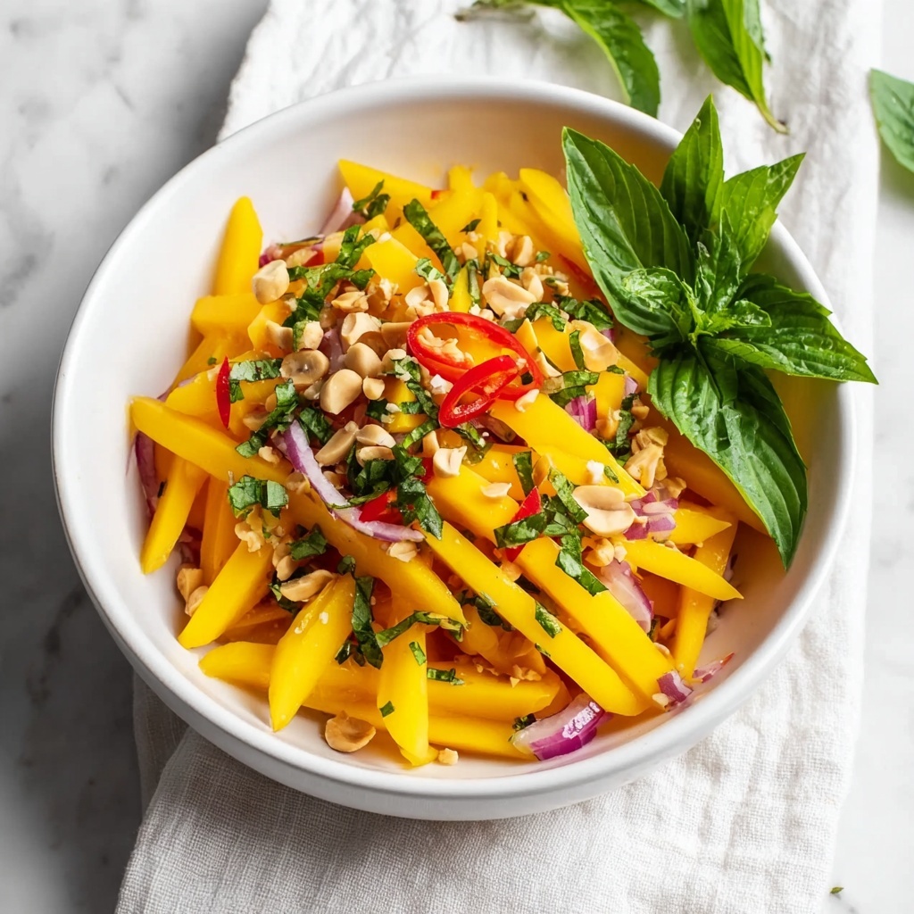Irresistibly Fresh Thai Mango Salad Recipe - Recipe Image