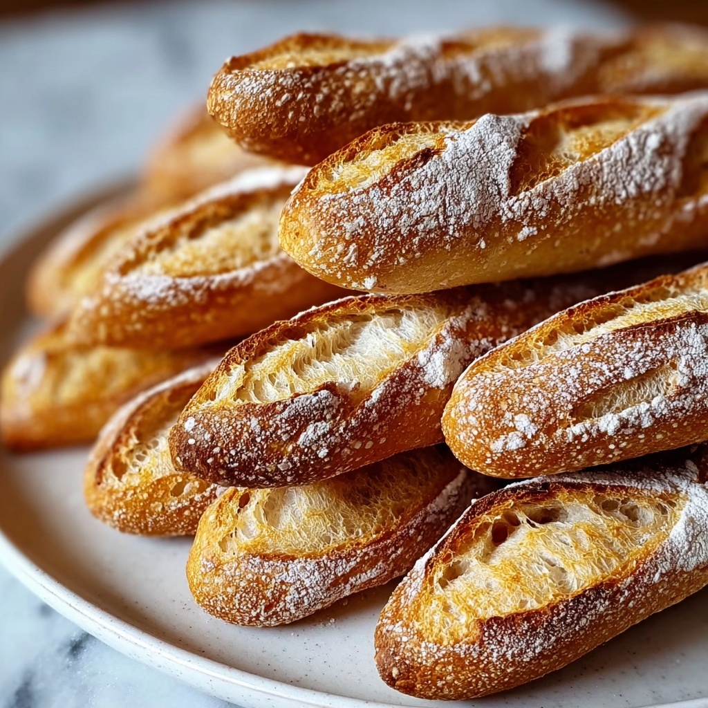 Crusty Mini Baguettes: Easy French Bread to Impress at Home Recipe - Recipe Image