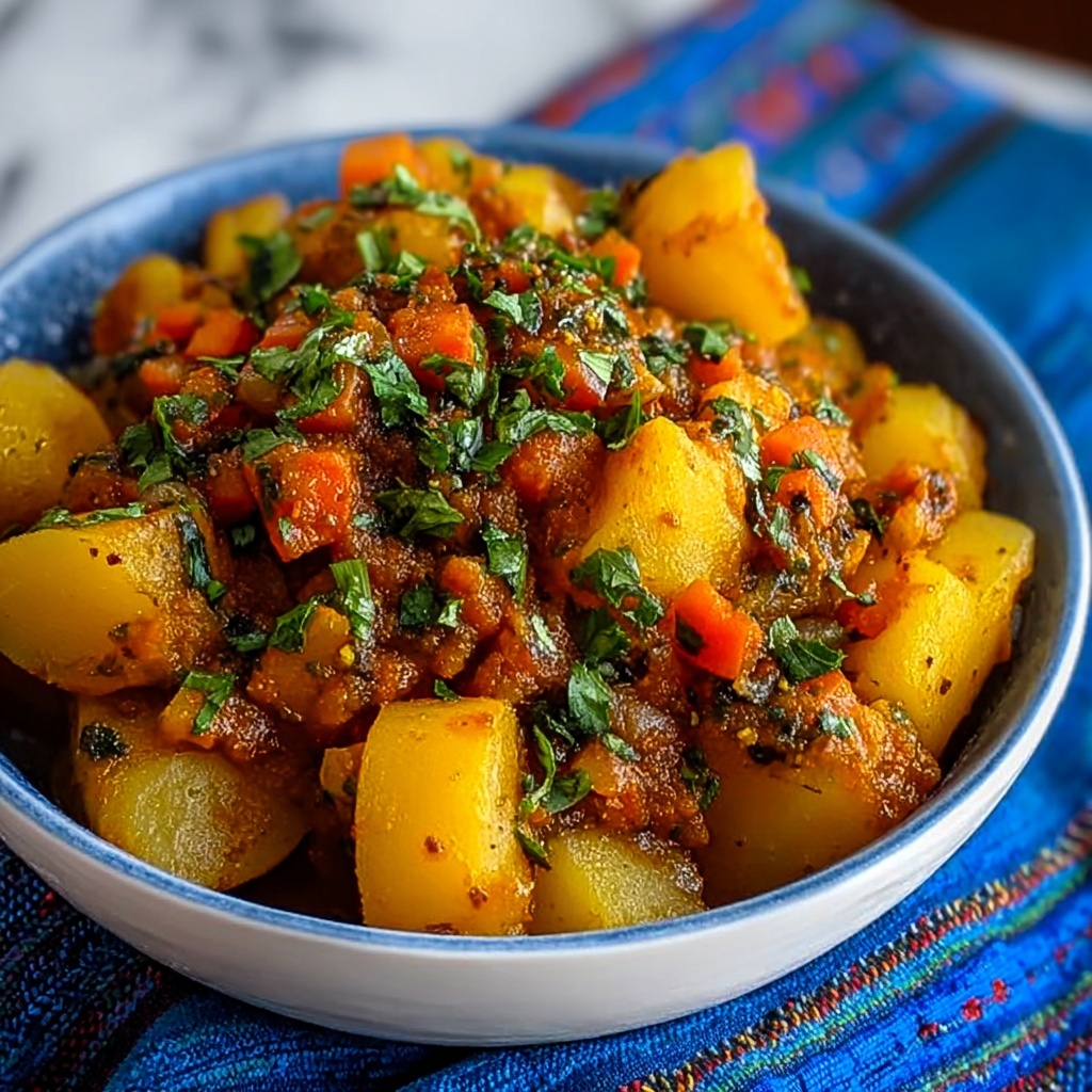 Irresistibly Cozy Dopiazeh Aloo: The Best Persian Potato Curry Recipe - Recipe Image