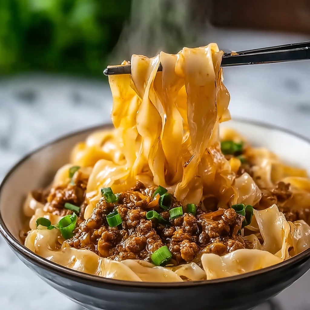Savory Pork Potsticker Noodle Bowl Recipe - Recipe Image
