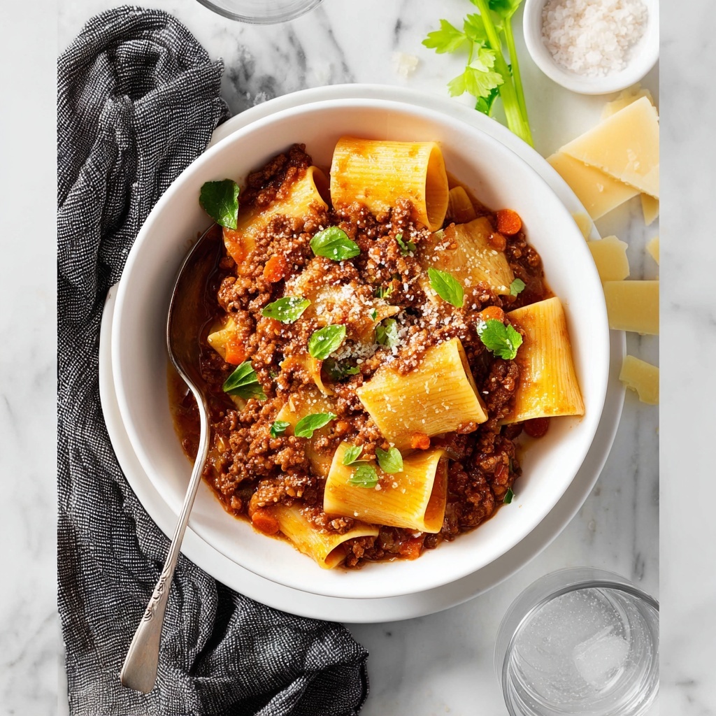 One Pot Rigatoni Bolognese Recipe - Recipe Image