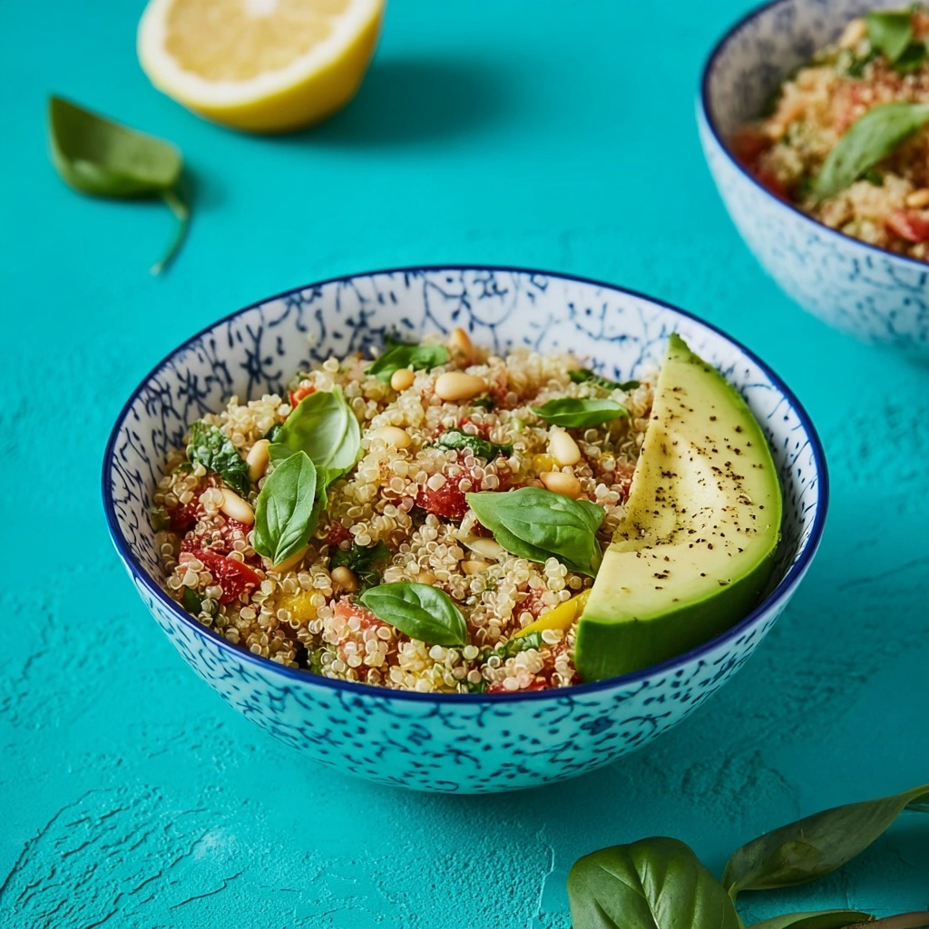 Quinoa Salad with Tomato and Avocado Recipe - Recipe Image