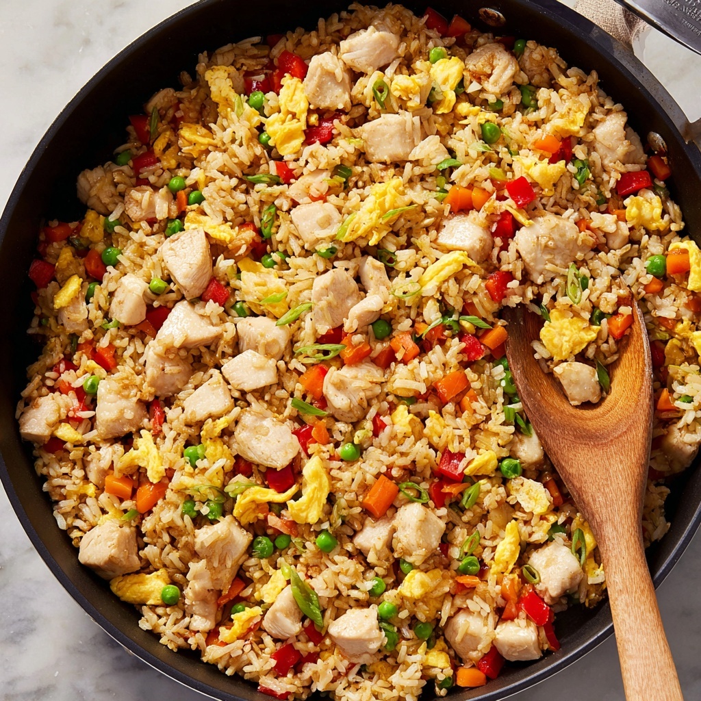Easy Chicken Fried Rice Recipe - Recipe Image