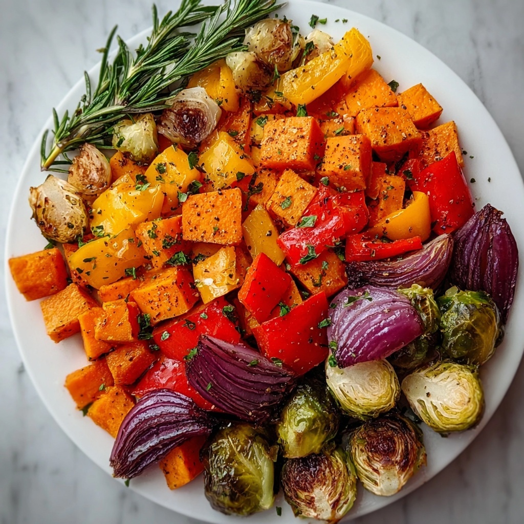 Festive Roasted Christmas Vegetables Recipe - Recipe Image