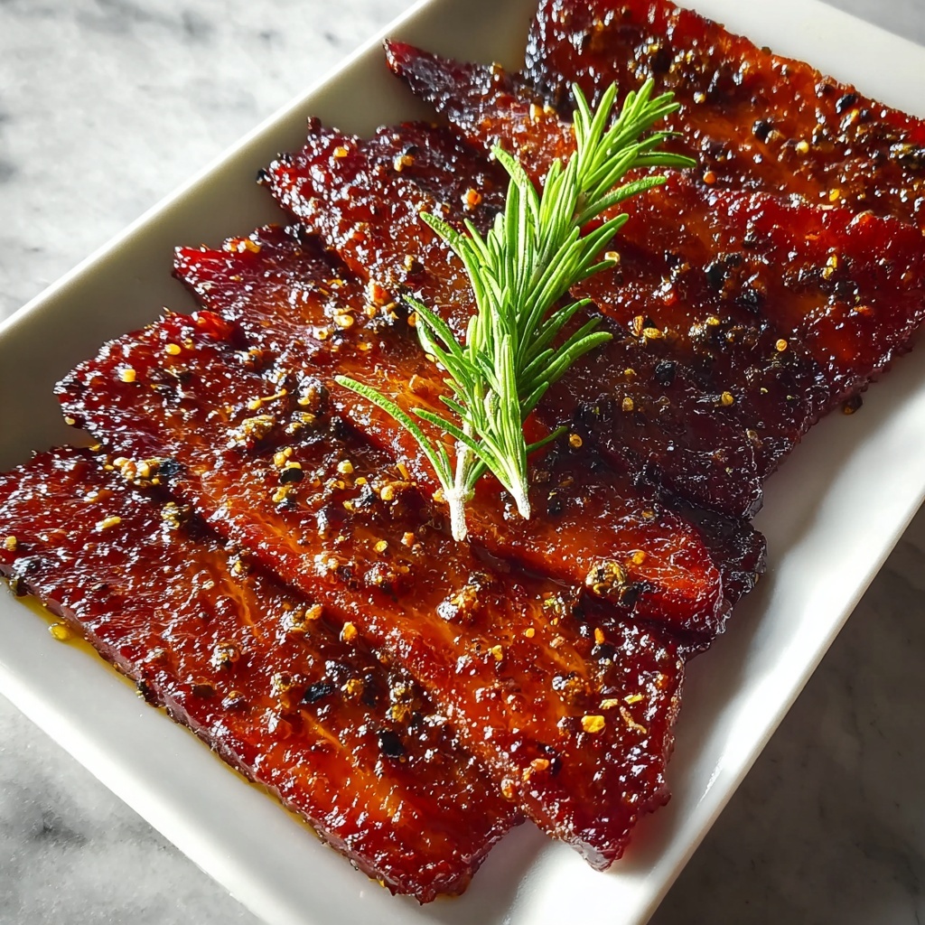 Decadent Sweet and Spicy Glazed Billionaire Bacon Recipe - Recipe Image