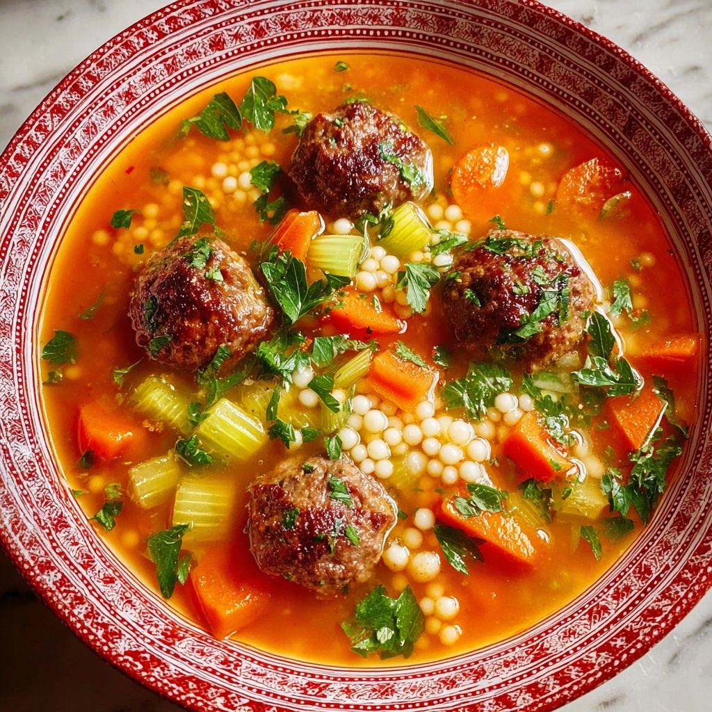 Italian Meatballs Soup Recipe - Recipe Image