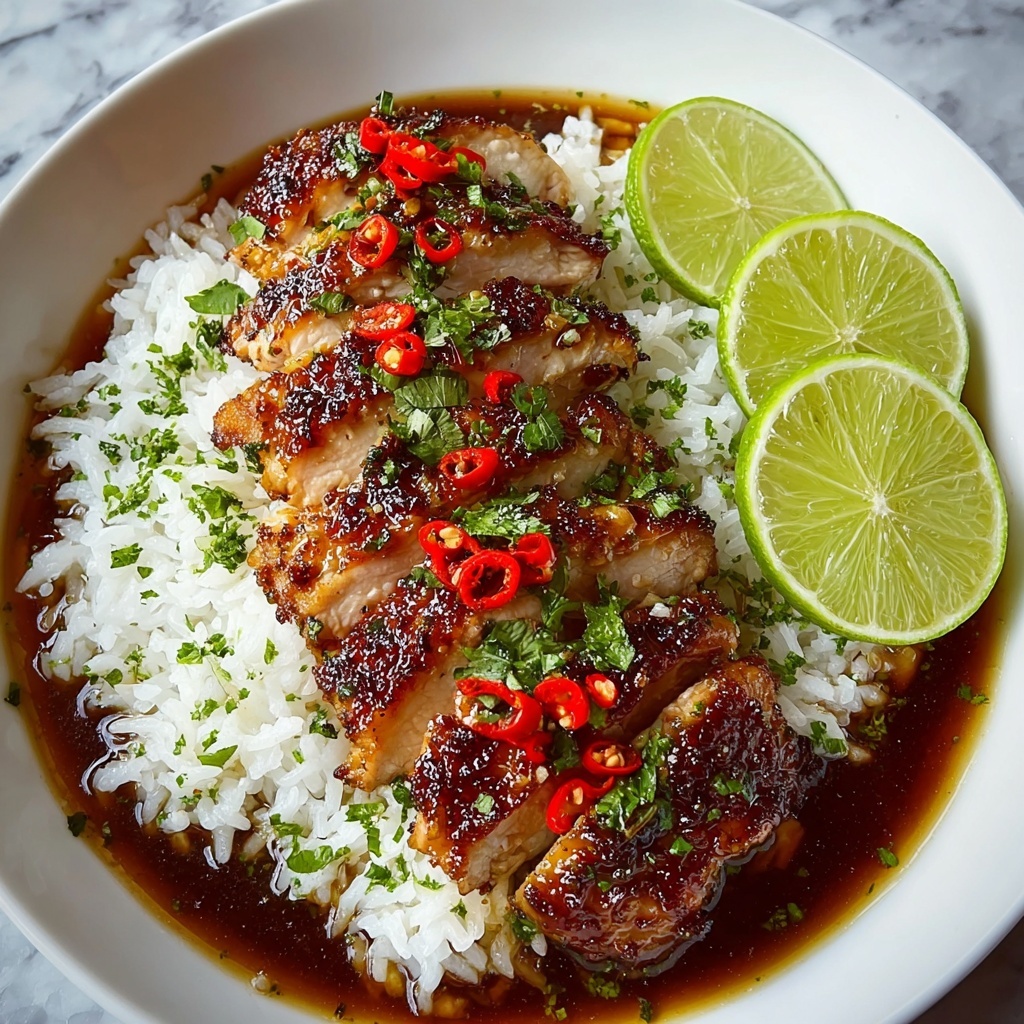 Spicy Maple Chicken with Coconut Rice Recipe - Recipe Image