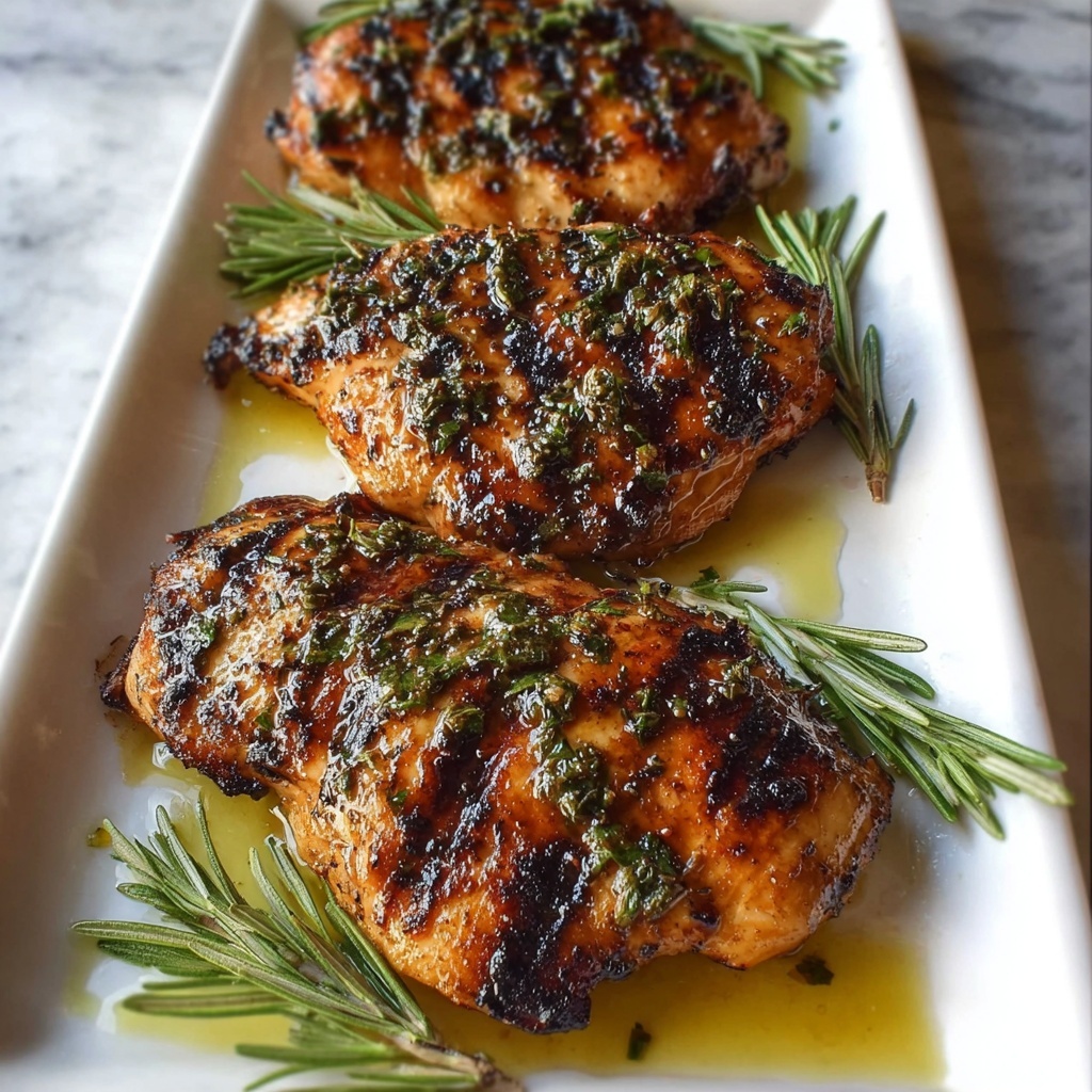 flavorful chicken marinade with soy, lemon, balsamic, and herbs Recipe - Recipe Image