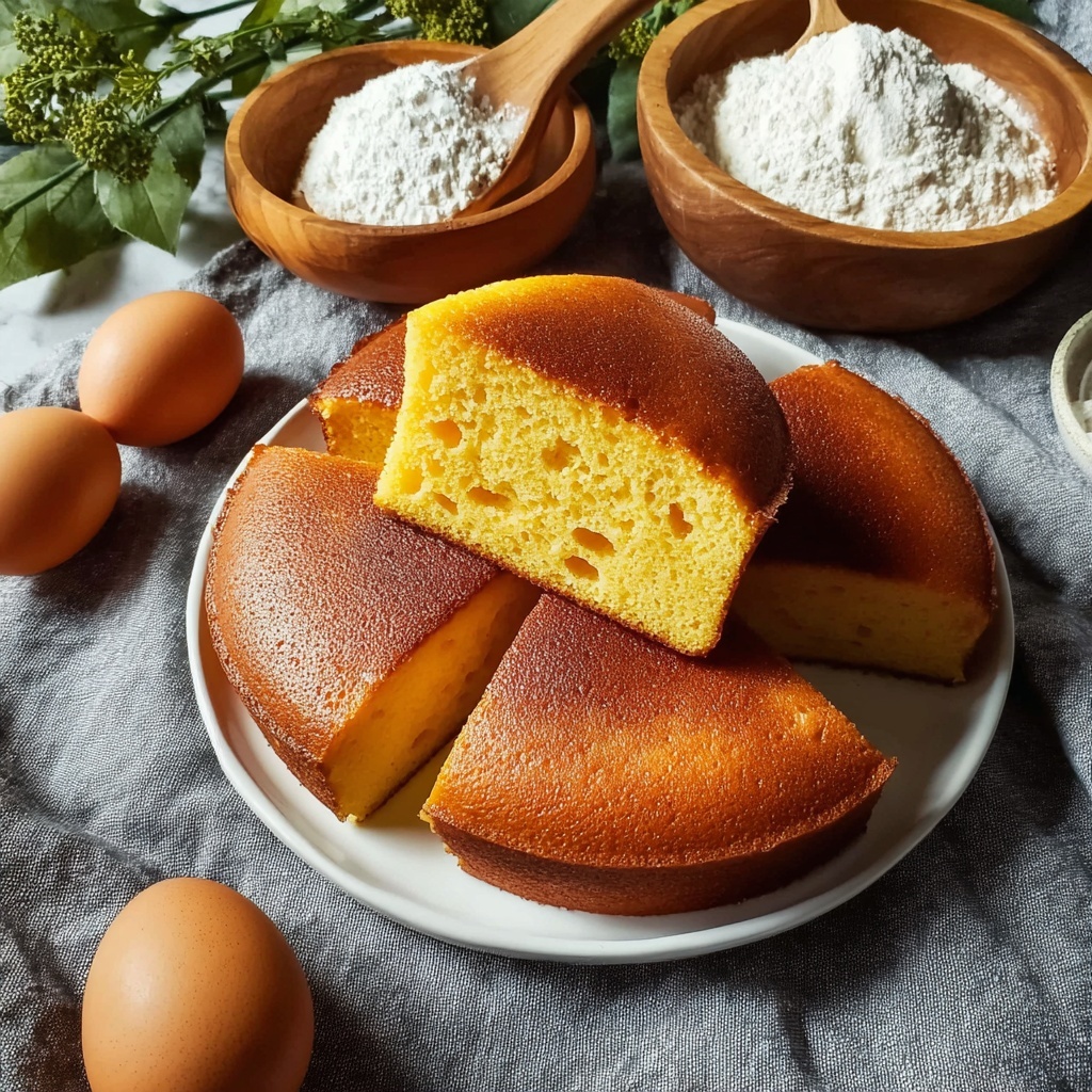 Chinese Steamed Egg Cake Recipe - Recipe Image