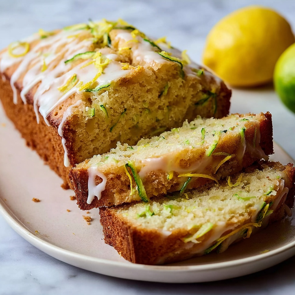 Lemon Zucchini Bread with Lemon Glaze Recipe - Recipe Image