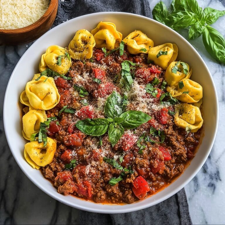 One-Pan Beefy Tortellini Bake Recipe