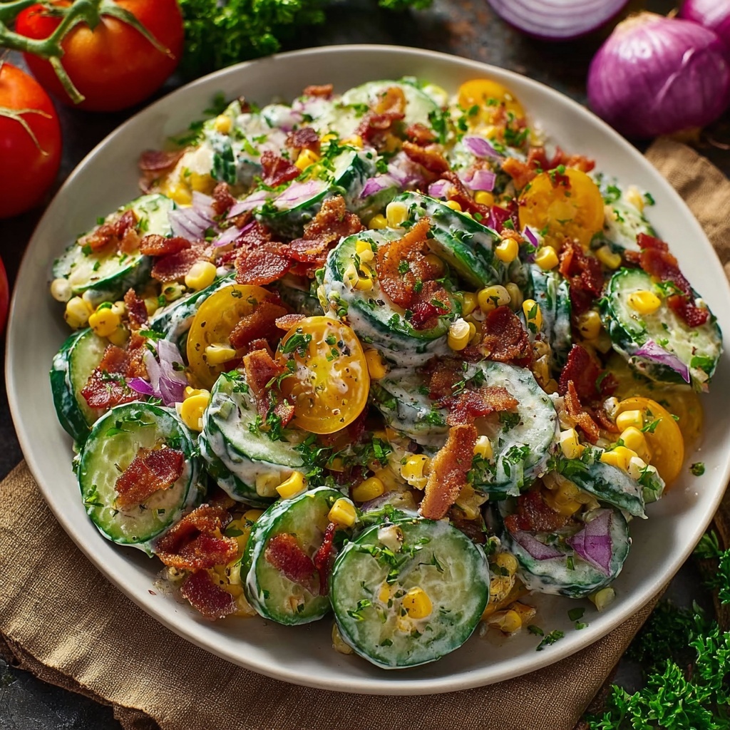 Cucumber Ranch Crack Salad Recipe - Recipe Image