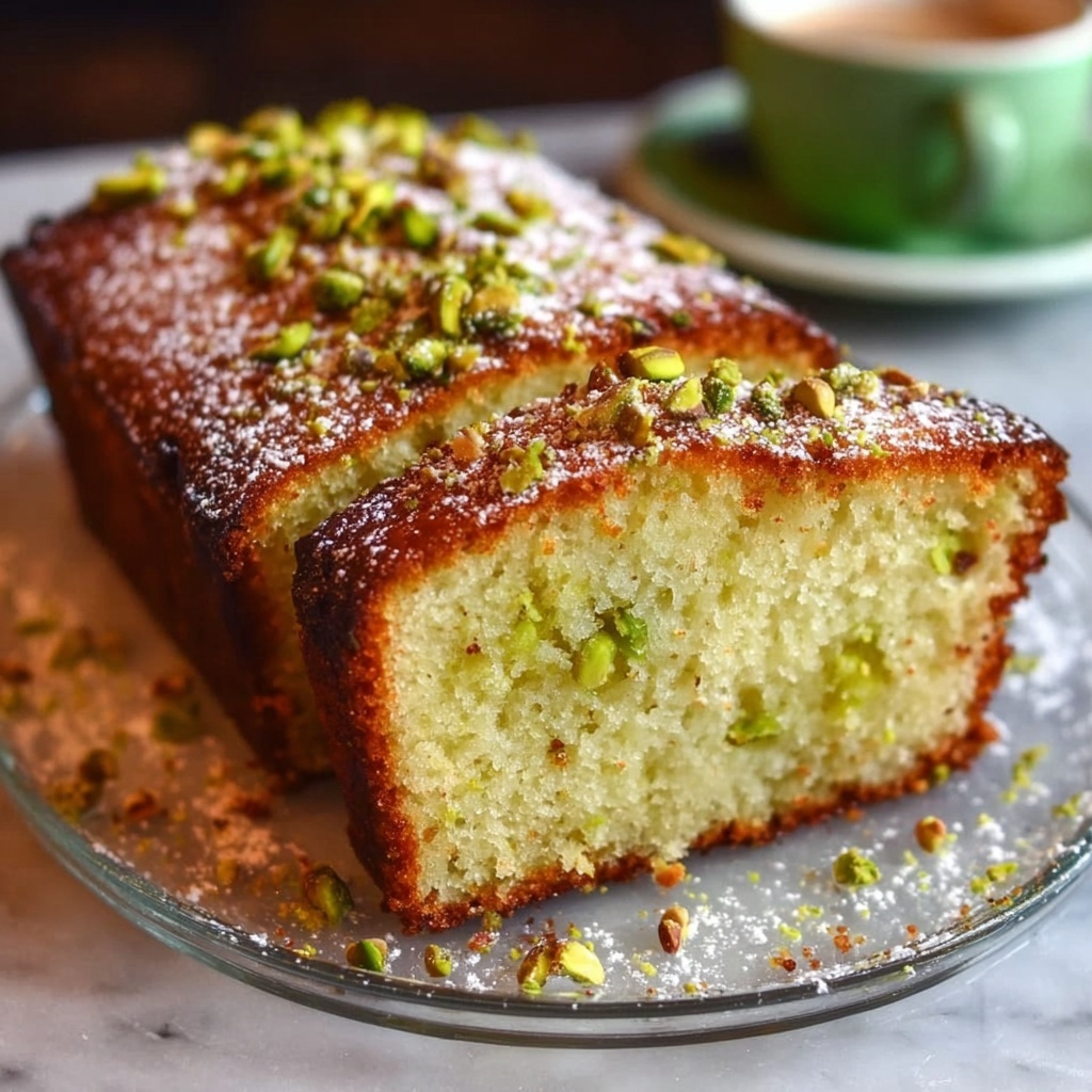 Elegant Pistachio Mascarpone Cake Recipe - Recipe Image