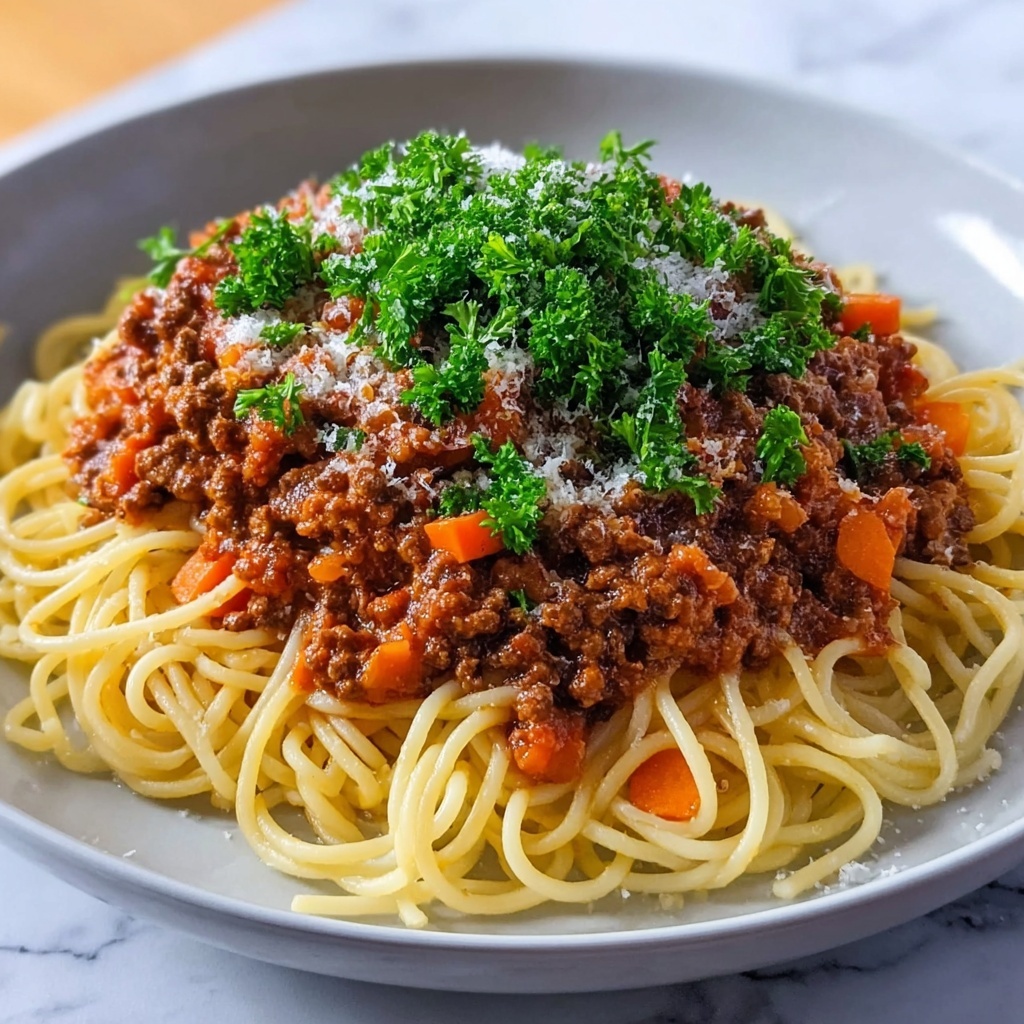 Classic Spaghetti Bolognese Recipe - Recipe Image