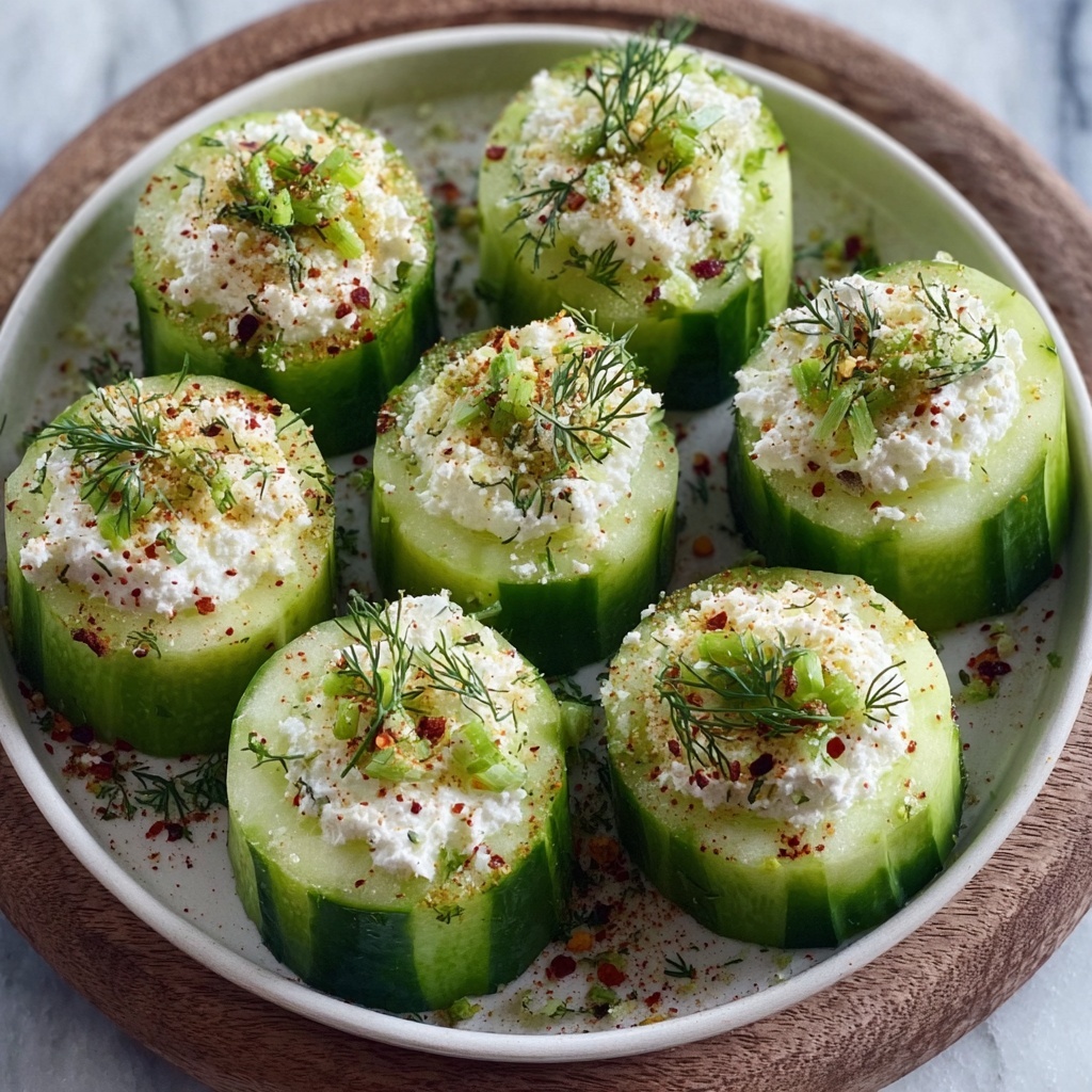 Cucumber Cottage Cheese Bites Recipe - Recipe Image