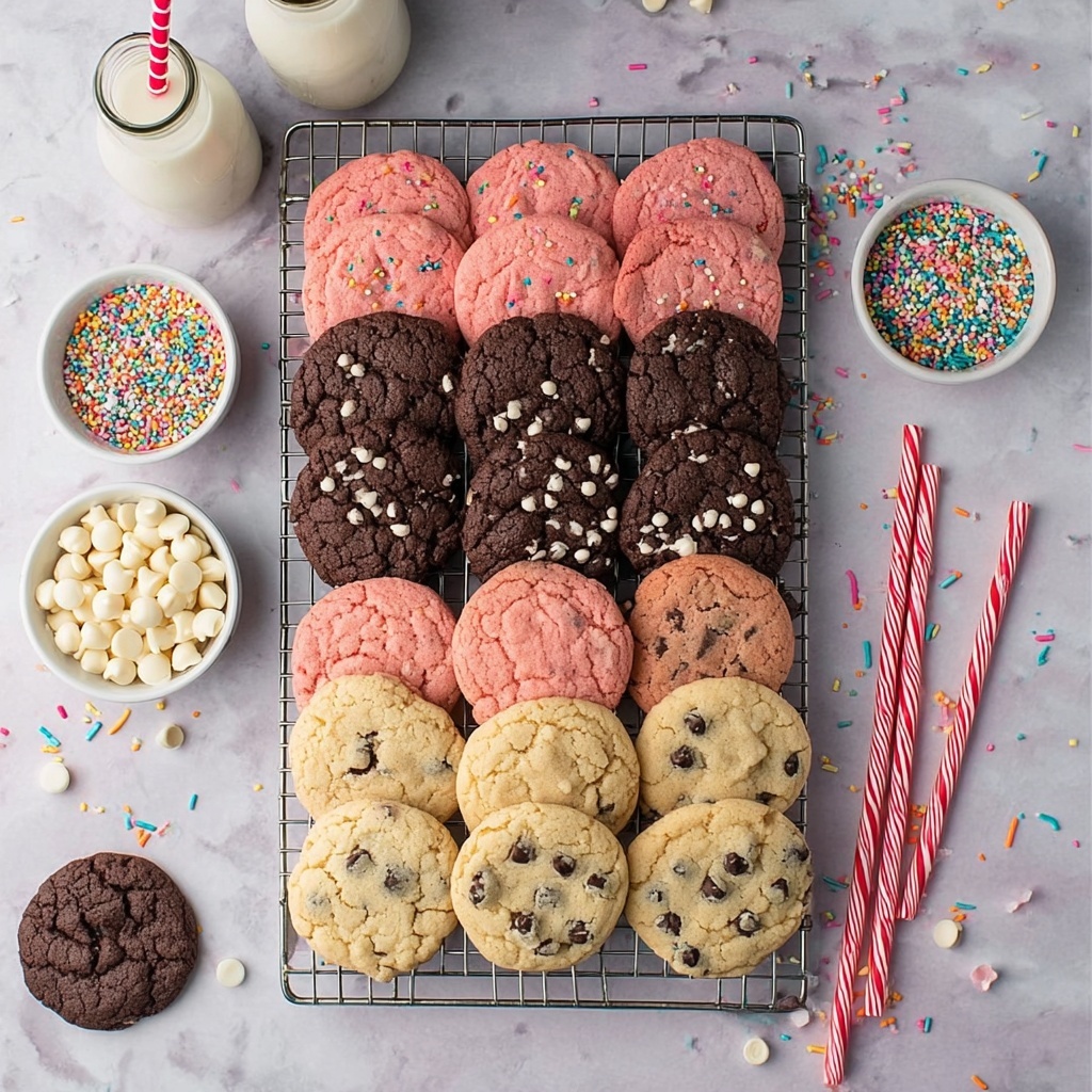 Cake Mix Cookies with Sprinkles, Nuts, and Chips Recipe - Recipe Image