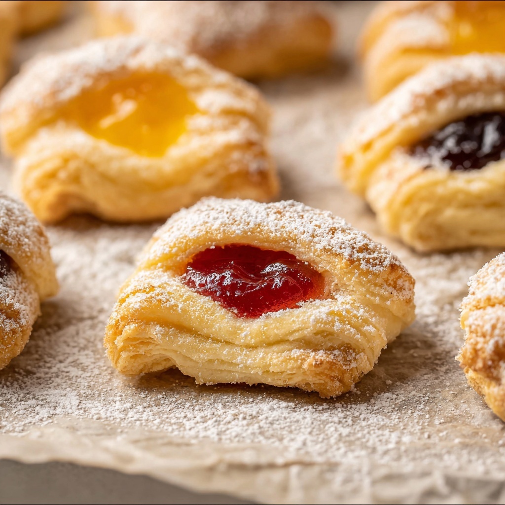 Strawberry Jam Kolaczki Cookies Recipe - Recipe Image