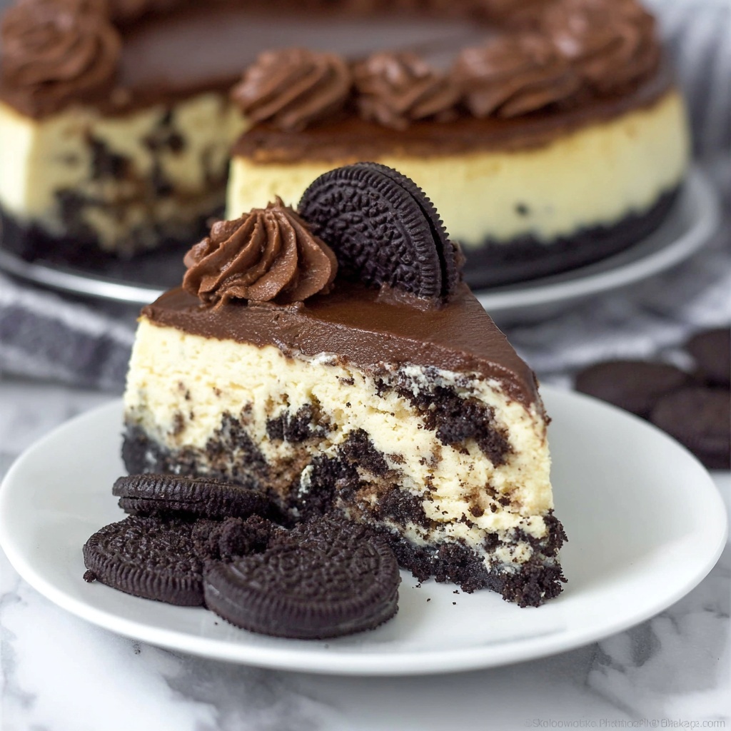 Instant Pot Oreo Cheesecake Recipe - Recipe Image