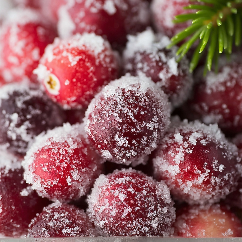 Sugared Cranberries Recipe - Recipe Image