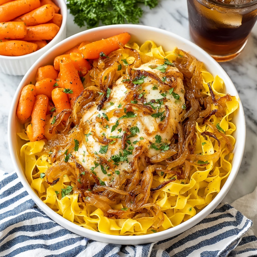 Crockpot French Onion Chicken Recipe - Recipe Image