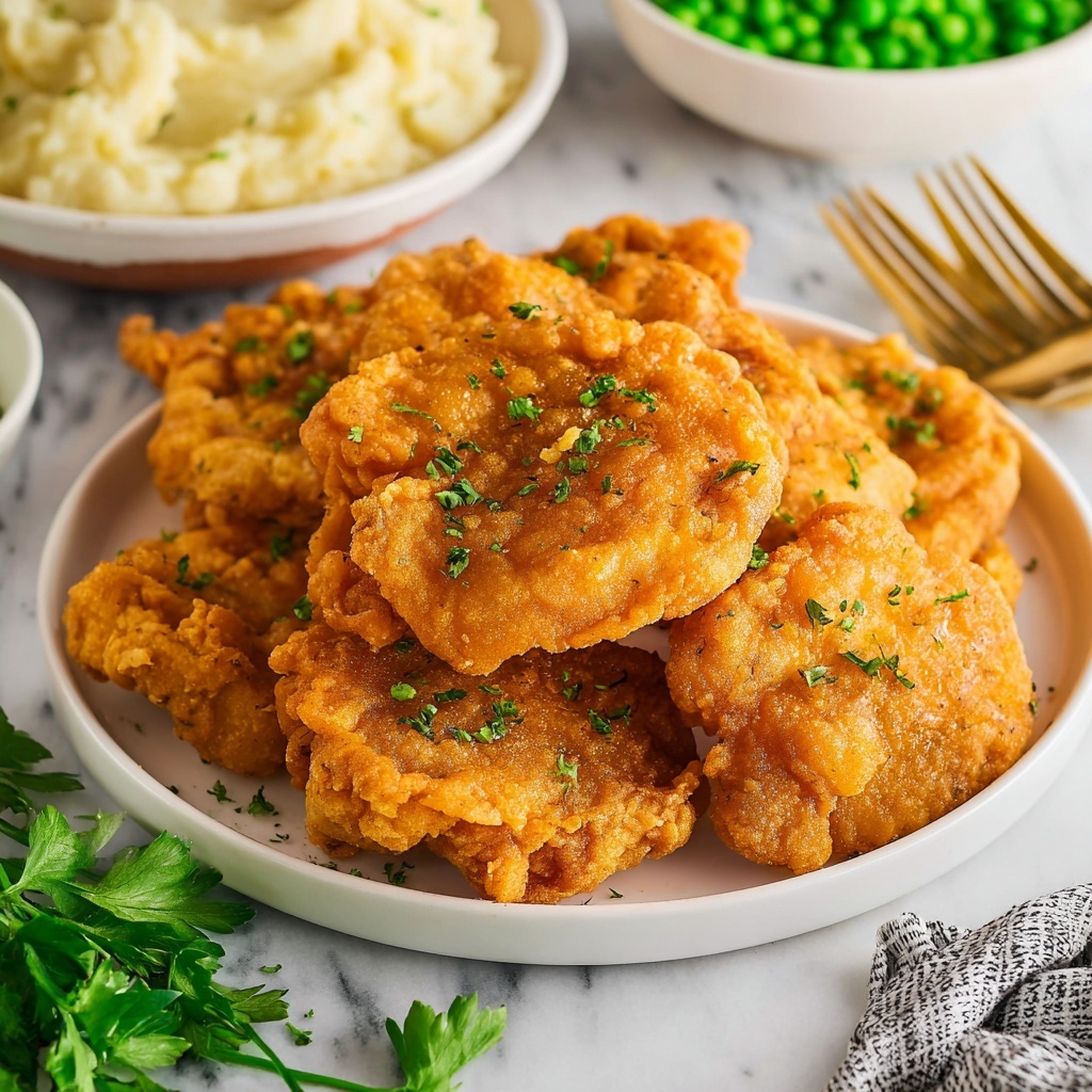 Crispy Fried Pork Chops Recipe - Recipe Image