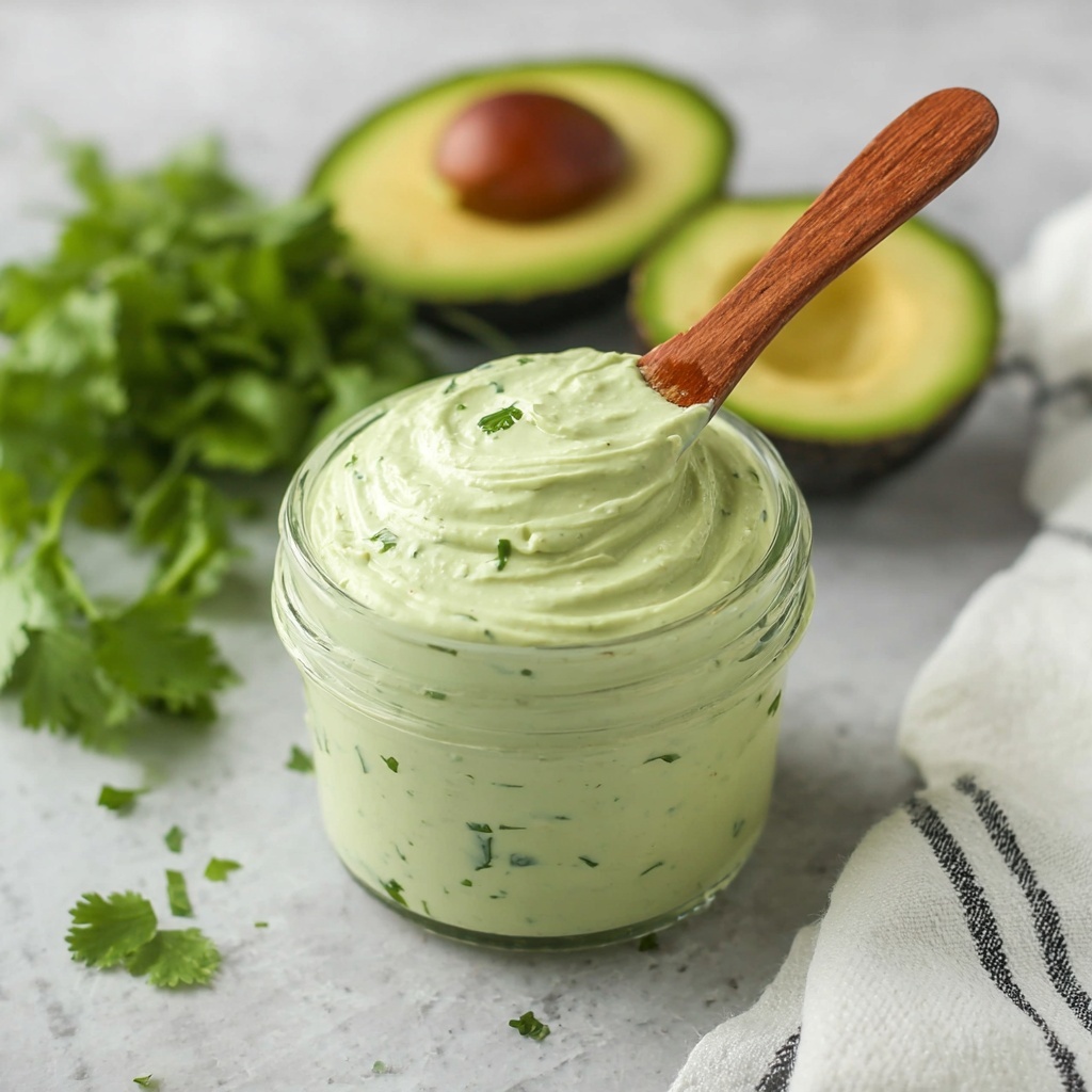Avocado Cilantro Lime Crema Recipe - Recipe Image