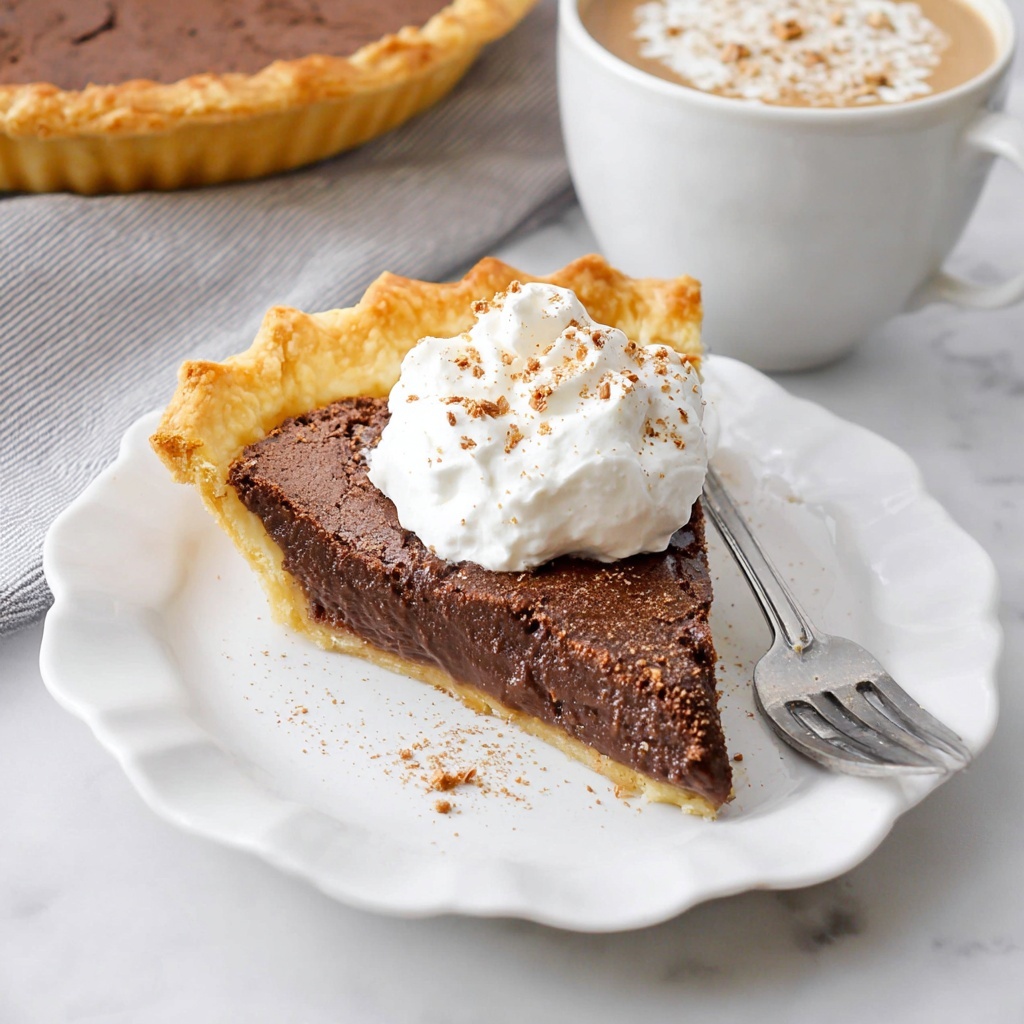 Rich and Fudgy Chocolate Pie Recipe - Recipe Image