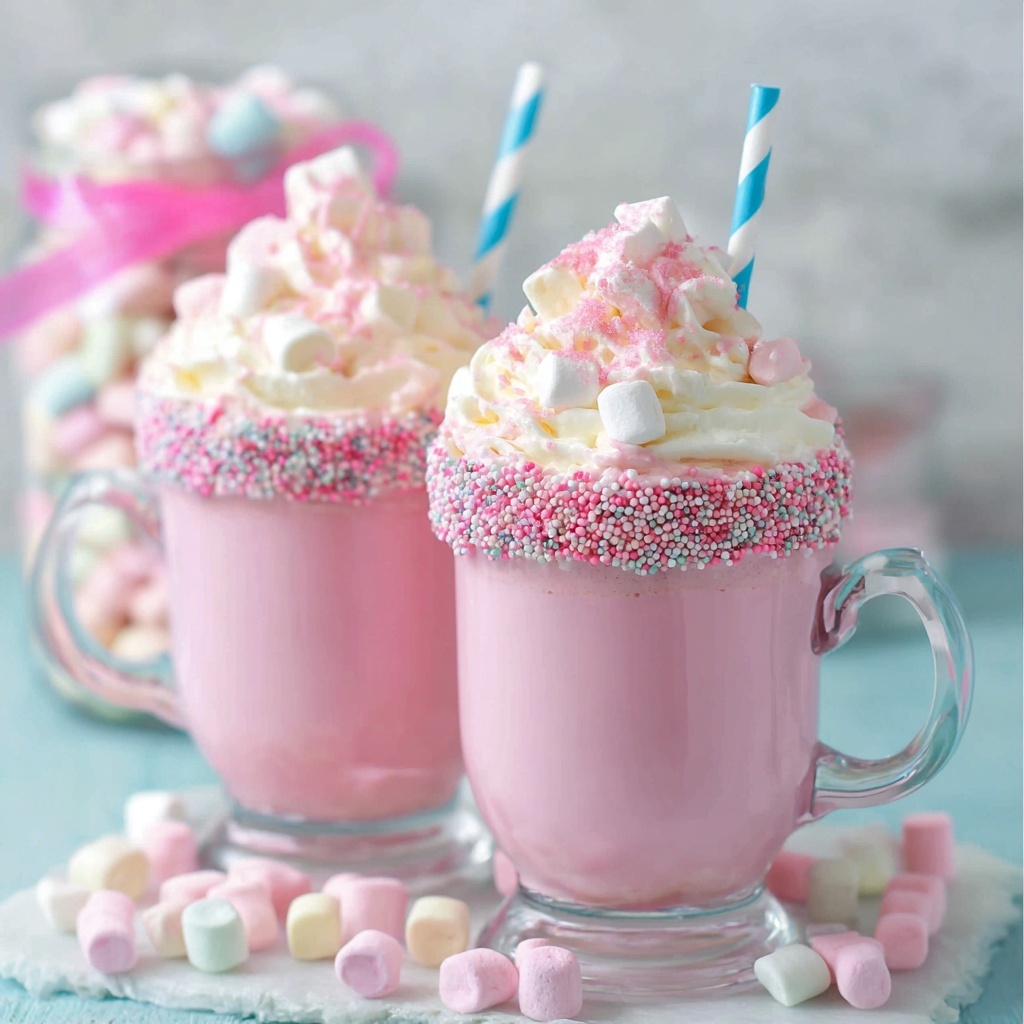 Pink Hot Chocolate Recipe - Recipe Image