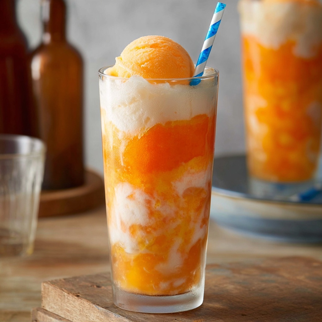 Boozy Creamsicle Float Recipe - Recipe Image