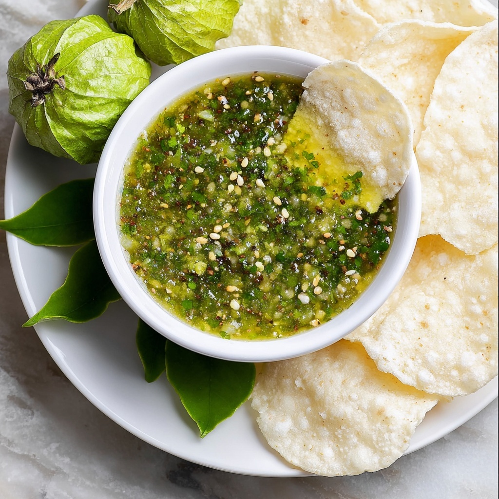Roasted Tomatillo Salsa Verde Recipe - Recipe Image