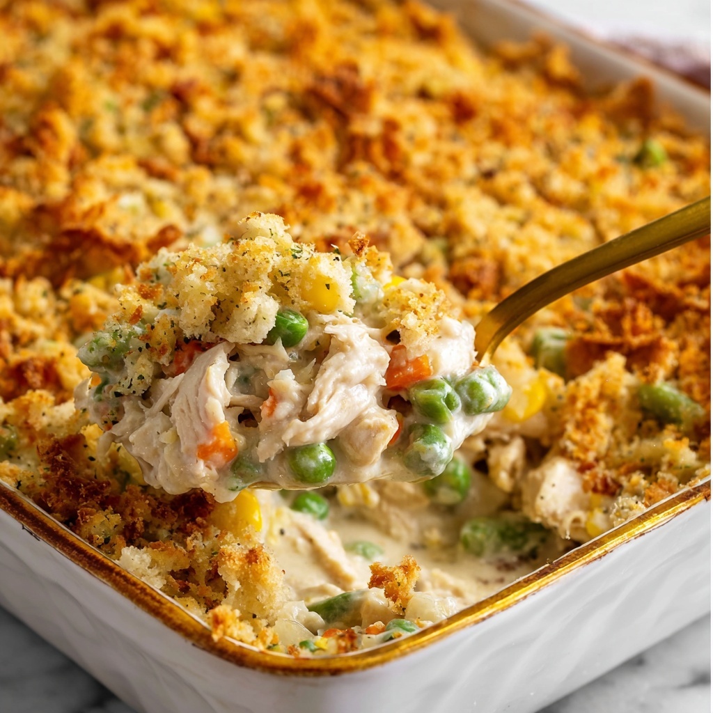 Chicken and Stuffing Casserole Recipe - Recipe Image