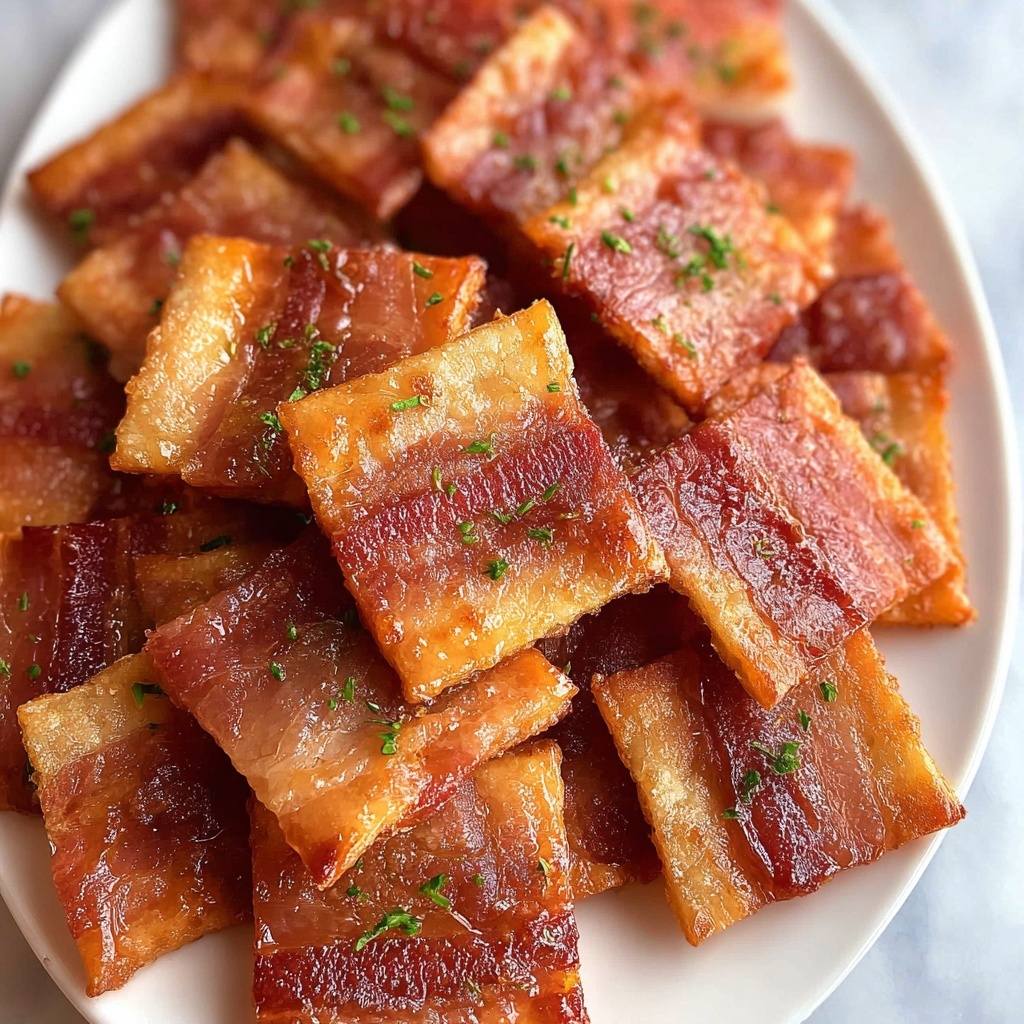 Candied Bacon Crackers Recipe - Recipe Image