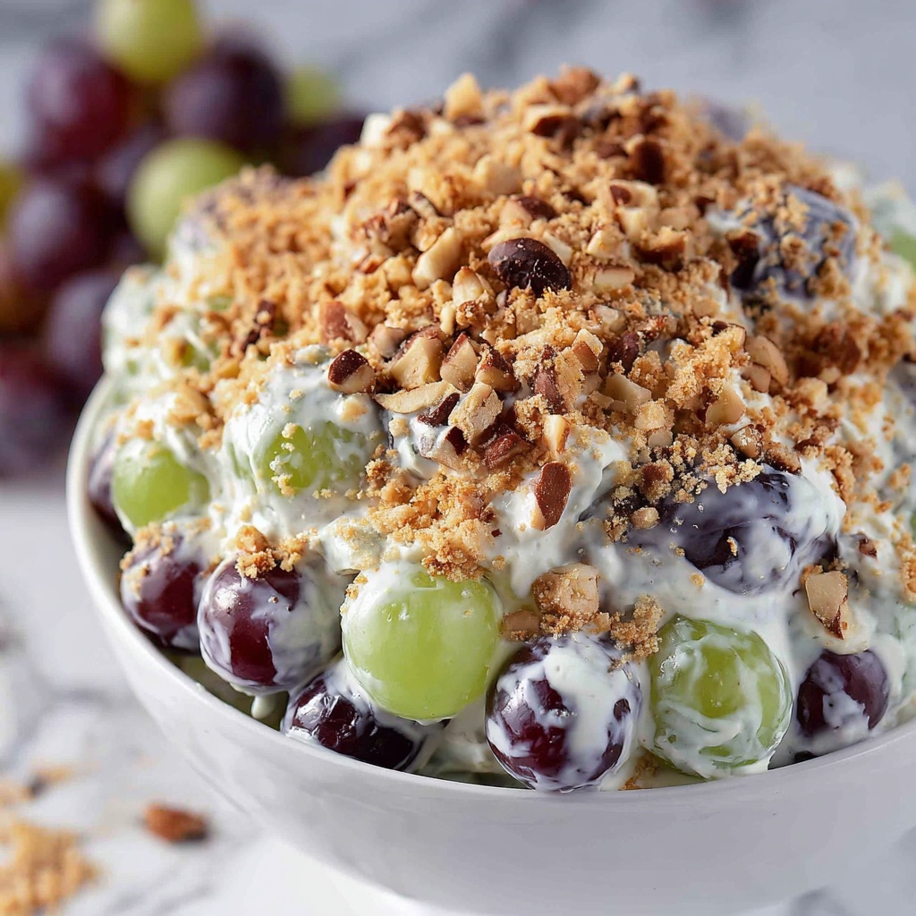 Creamy Grape Salad Recipe - Recipe Image