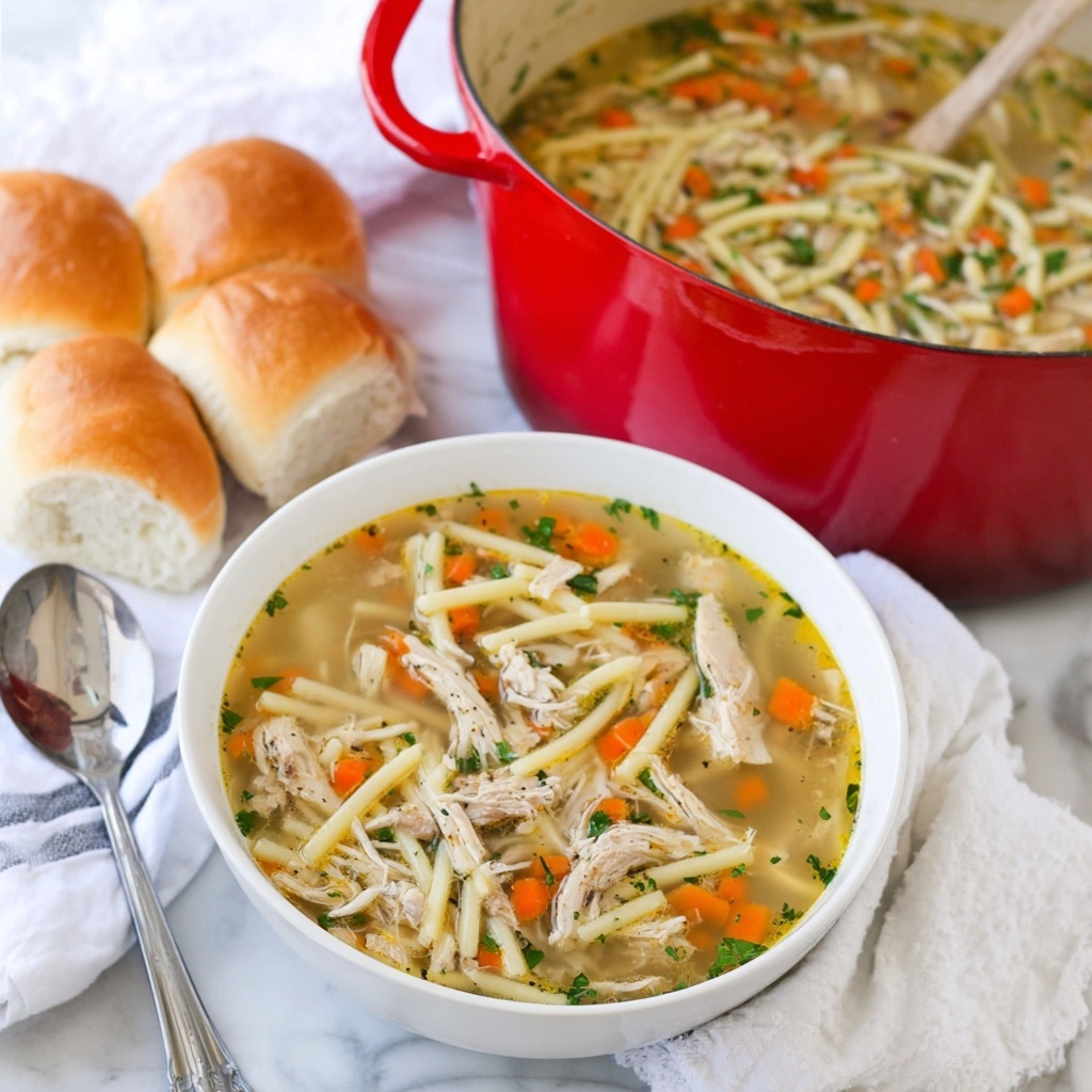 Homemade Chicken Noodle Soup Recipe - Recipe Image