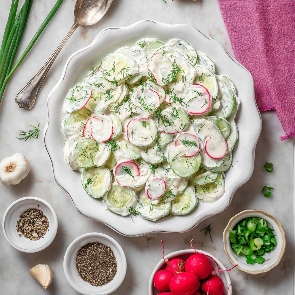 Cucumber Radish Salad Recipe - Recipe Image