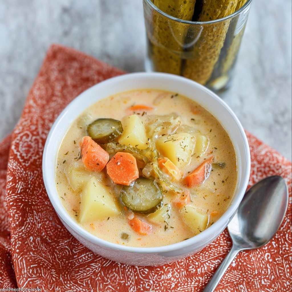 Dill Pickle Soup Recipe - Recipe Image