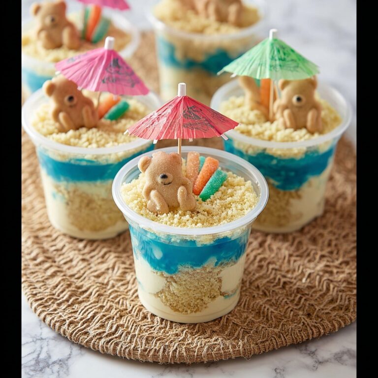 Sand Pudding Beach Buckets Recipe