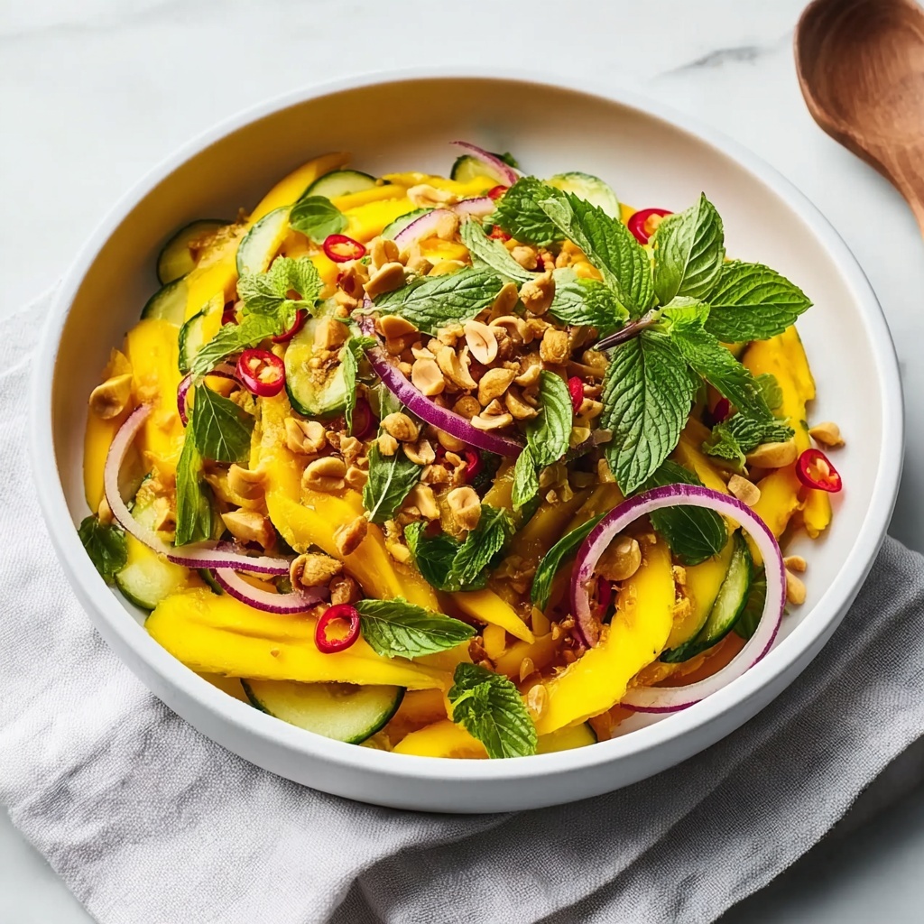 Irresistibly Fresh Thai Mango Salad Recipe - Recipe Image
