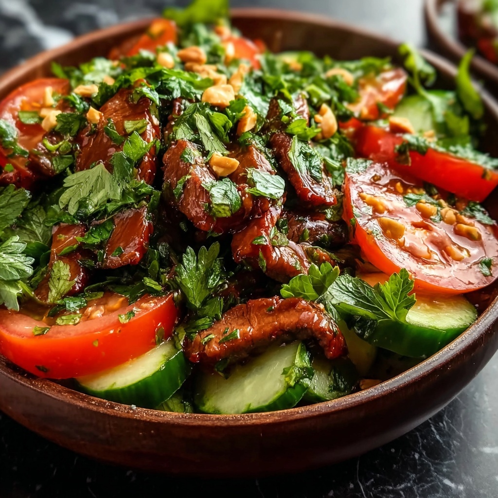Irresistibly Fresh Thai Beef Salad: A Flavorful Delight Recipe - Recipe Image