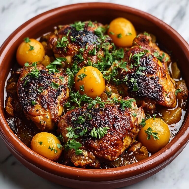 Irresistibly Tender Traditional Moroccan Chicken Tagine Recipe