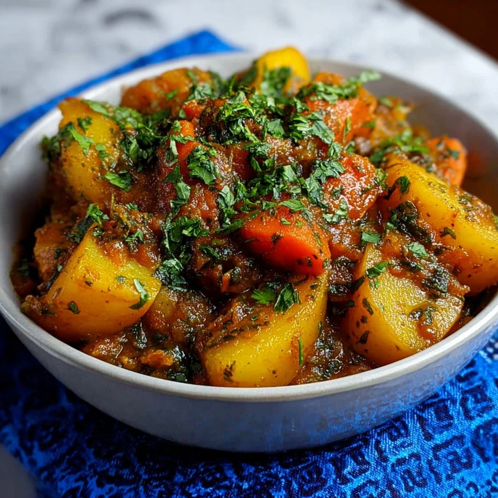 Irresistibly Cozy Dopiazeh Aloo: The Best Persian Potato Curry Recipe - Recipe Image