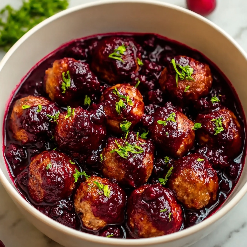 Best Christmas Cranberry Meatballs for Festive Gatherings Recipe - Recipe Image